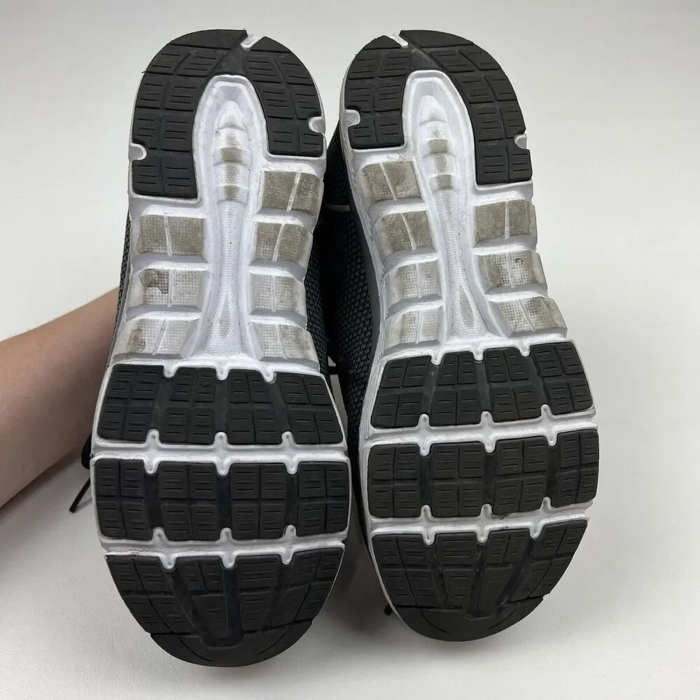 LARNMERN Safety Shoes Sneakers Steel Toe Anti Smash Lace Up Black Women’s Sz 5.5